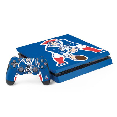 NFL New England Patriots Retro Logo PS4 Slim Bundle Skin